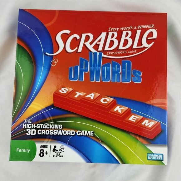 🩵Scrabble UpWords 2008 Edition 3D Word Game - Picture 2 of 4